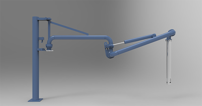 硝酸/硫酸汽車(chē)裝車(chē)鶴管